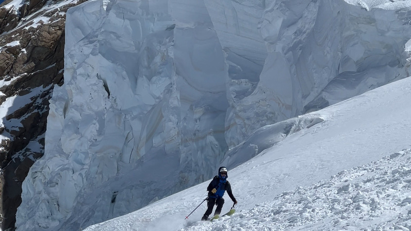 Монблан на лыжах