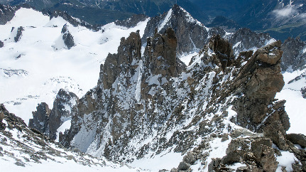 Mont Blanc du Tacul, Arête du Diable